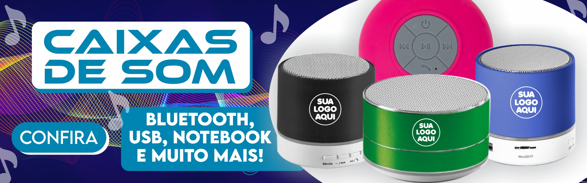 Caixas de Som Personalizadas
