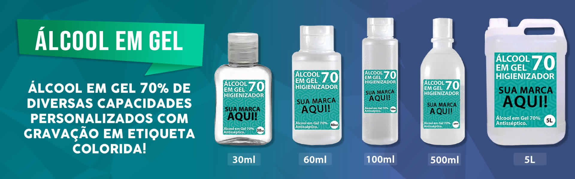 Álcool em Gel Personalizado Álcool em Gel Personalizado